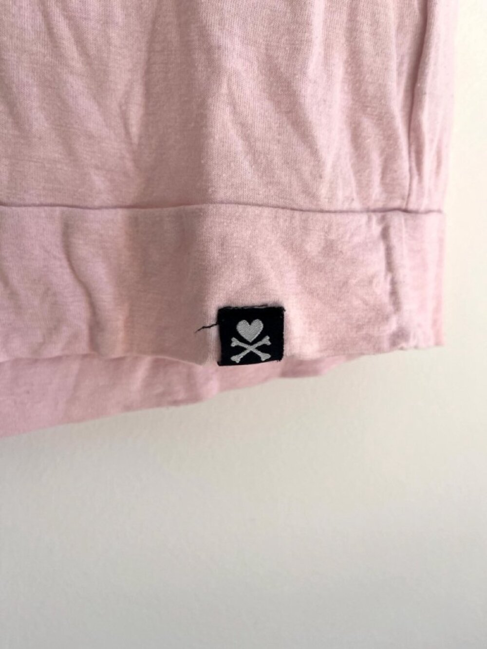tokidoki Je T'aime Paris Graphic Tee Distressed Pink Size S Vintage - Picture 3 of 10